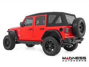 Jeep Wrangler JL Side Steps - Nerf Steps - Rough Country - 4 Door